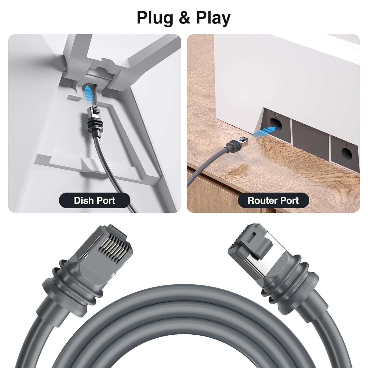 Starlink Gen3 Replacement Cable detail 2