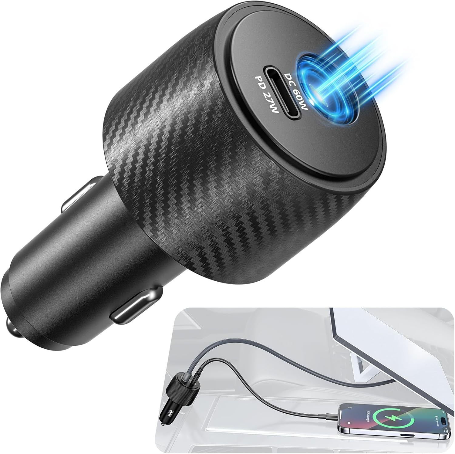 12V cigarette adapter that works with car or generator