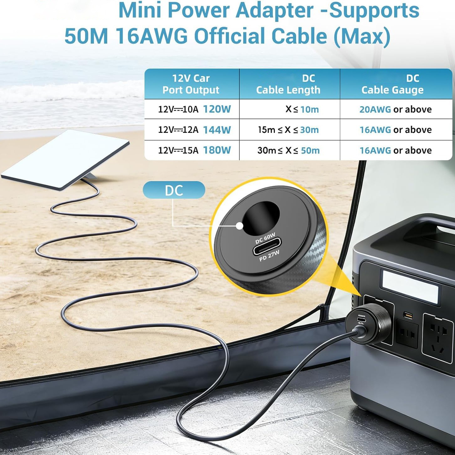 Starlink Mini 12V Power Adapter (Cigarette + Boost) detail 2