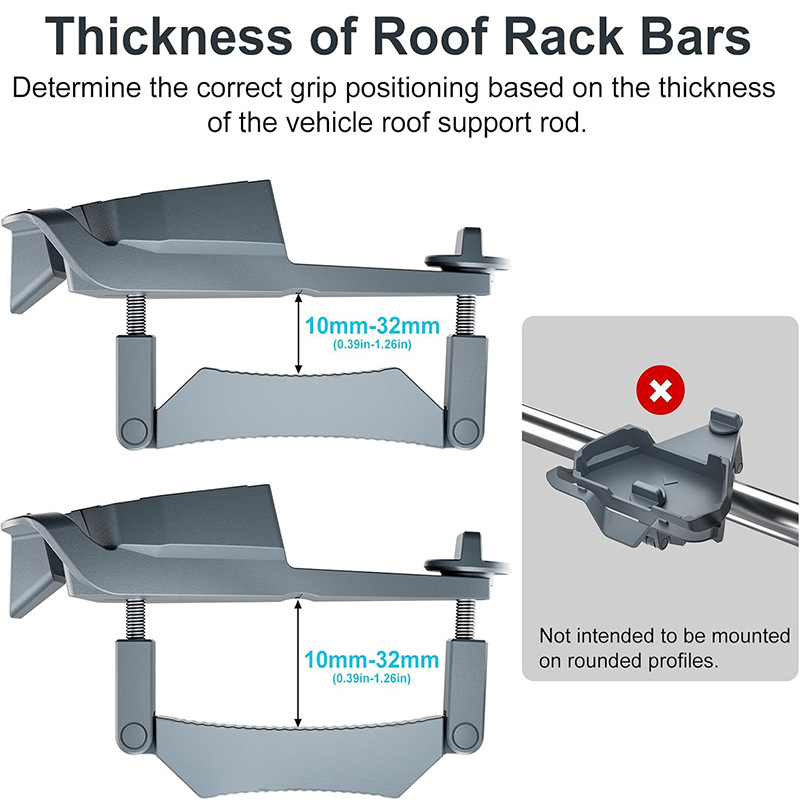 Mini Aluminium Roof Mount detail 1